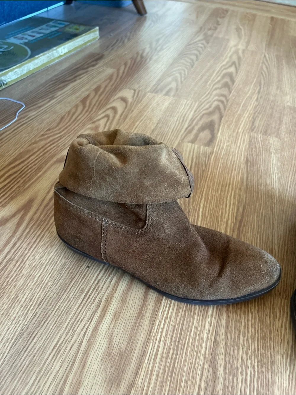 Tall Suede Riding Boots - Brown - NINE WEST American vintage NW FROLLIC so cute!